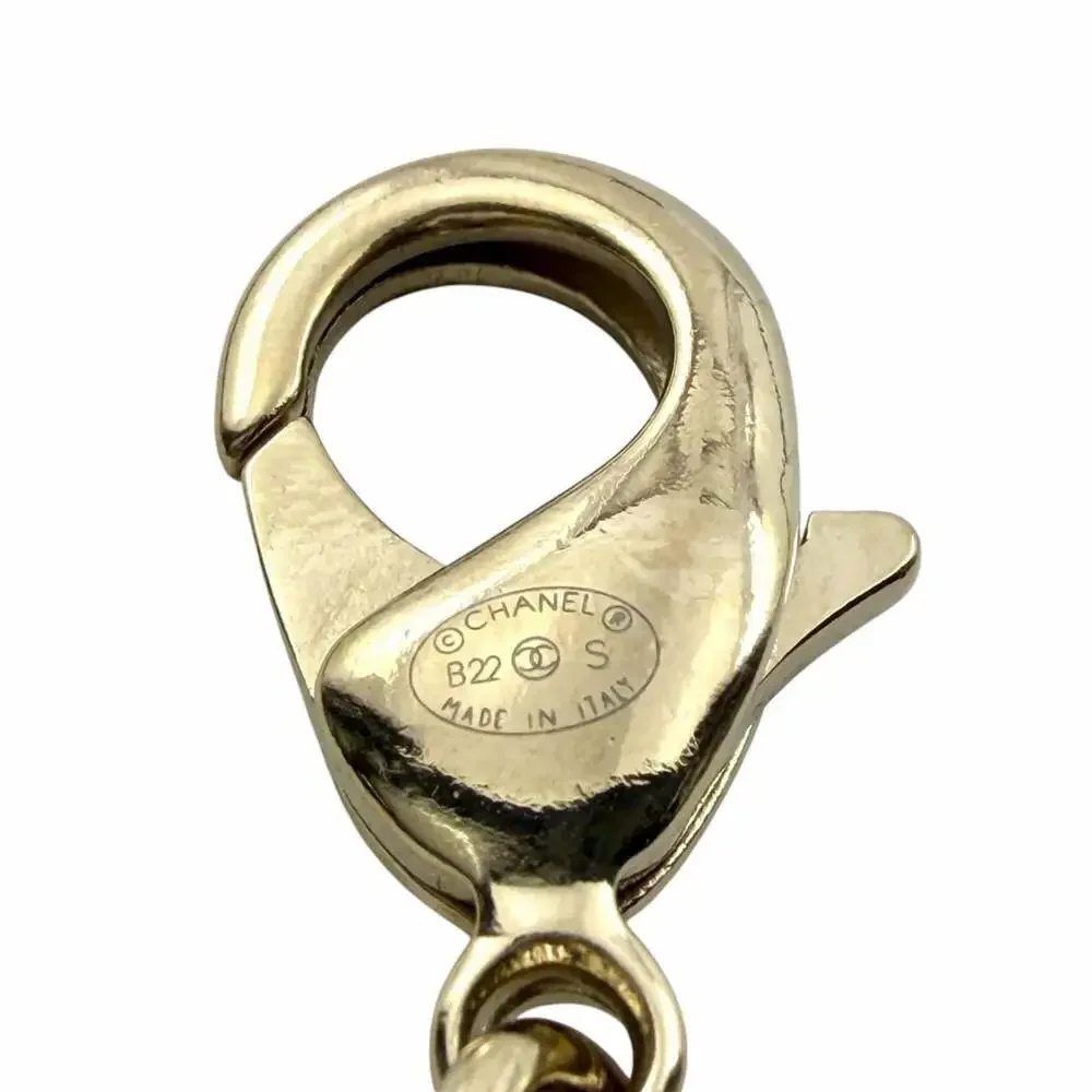 Chanel Cc Logo Chain Bracelet Metal #256929C11B - Picture 6 of 6